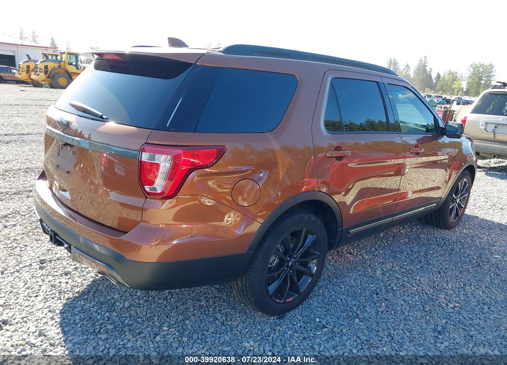 2017 FORD EXPLORER XLT VIN: 1FM5K7D82HGD12778