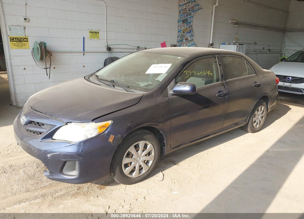 2011 TOYOTA COROLLA LE VIN: JTDBU4EE9B9156254