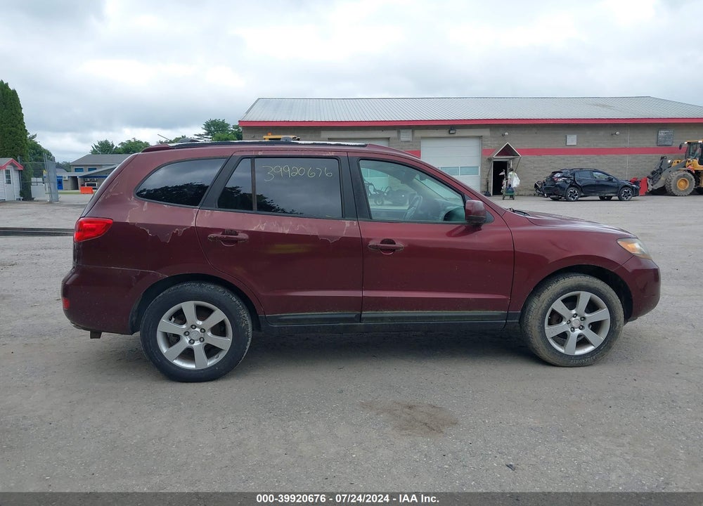 2007 HYUNDAI SANTA FE LIMITED/SE VIN: 5NMSH73E87H040080