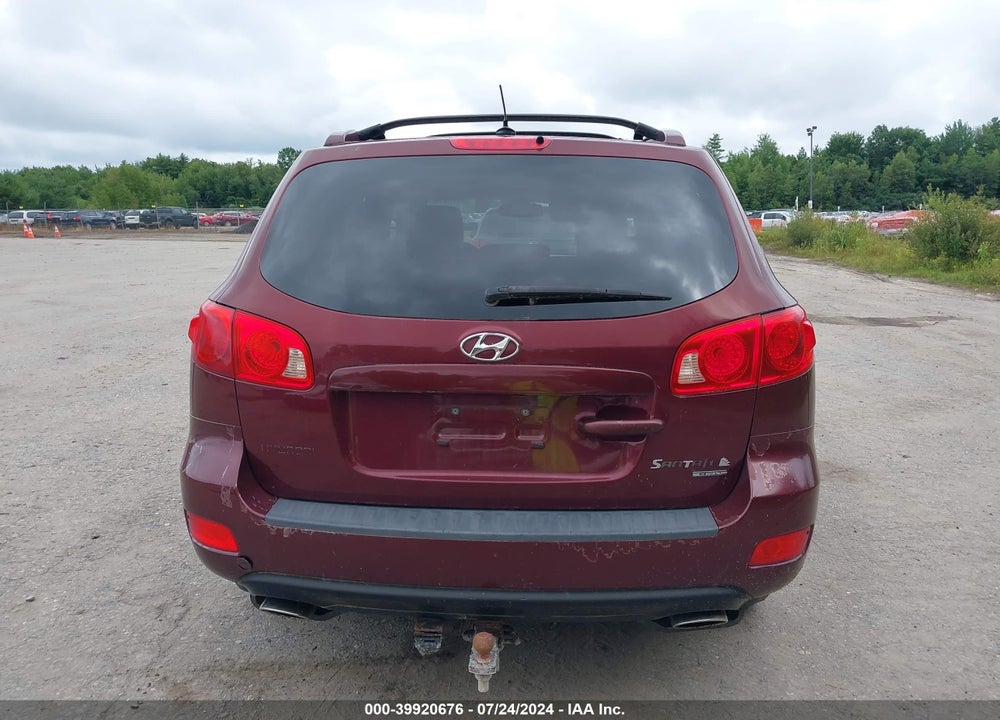 2007 HYUNDAI SANTA FE LIMITED/SE VIN: 5NMSH73E87H040080