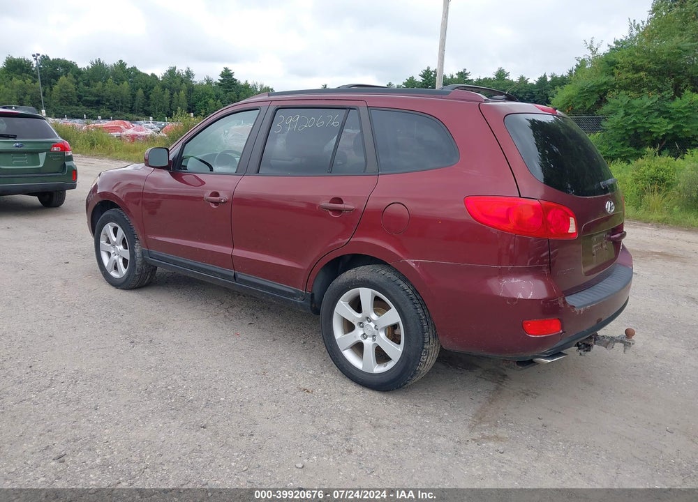 2007 HYUNDAI SANTA FE LIMITED/SE VIN: 5NMSH73E87H040080