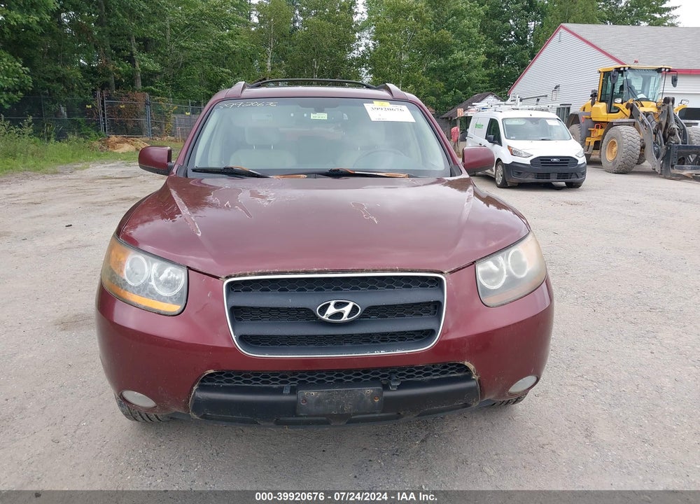 2007 HYUNDAI SANTA FE LIMITED/SE VIN: 5NMSH73E87H040080
