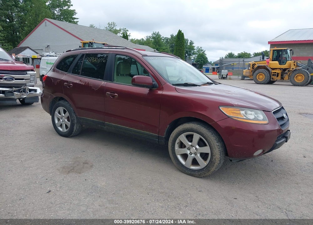 2007 HYUNDAI SANTA FE LIMITED/SE VIN: 5NMSH73E87H040080