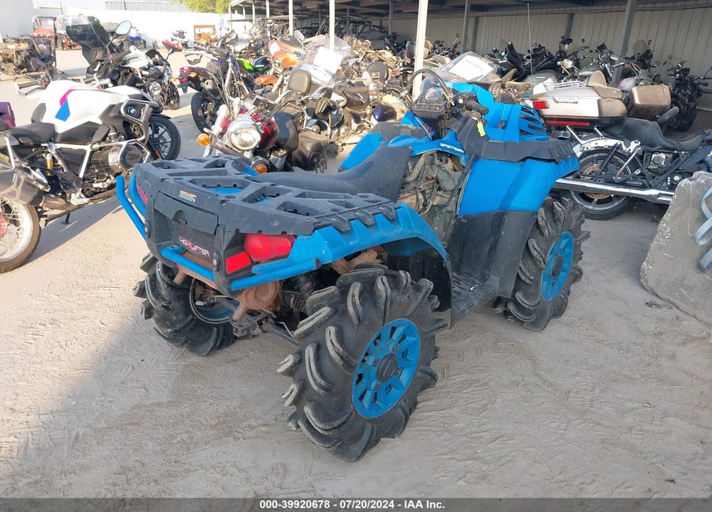 2017 POLARIS SPORTSMAN 850 HIGH LIFTER EDITION VIN: 4XASXN851HB134055