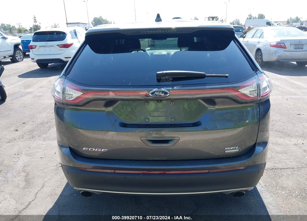 2016 FORD EDGE SEL VIN: 2FMPK3J98GBB59117