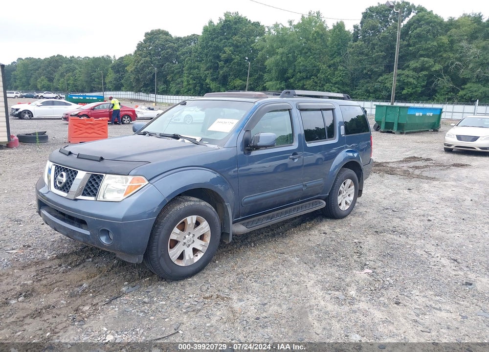 2005 NISSAN PATHFINDER LE VIN: 5N1AR18W25C745228