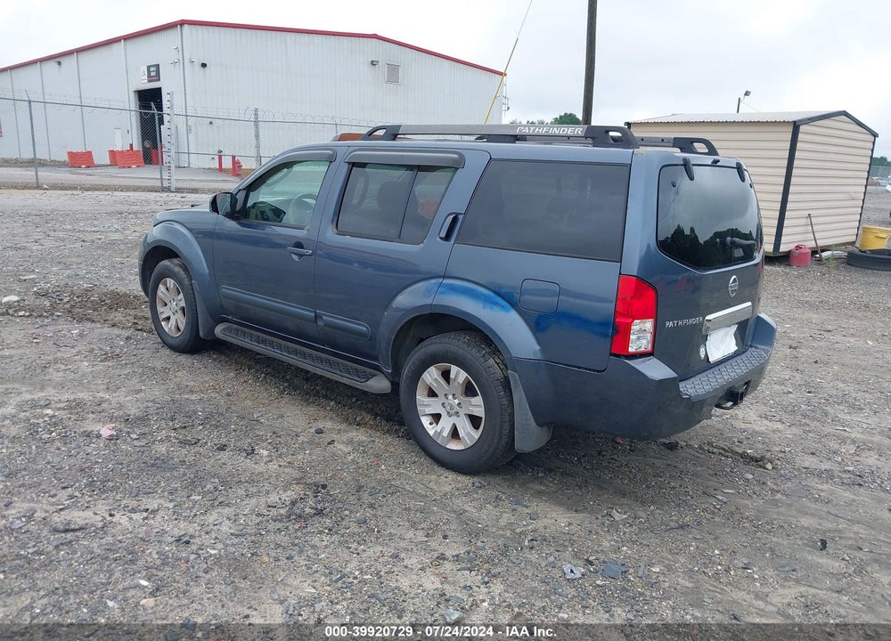 2005 NISSAN PATHFINDER LE VIN: 5N1AR18W25C745228