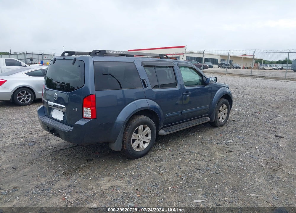 2005 NISSAN PATHFINDER LE VIN: 5N1AR18W25C745228