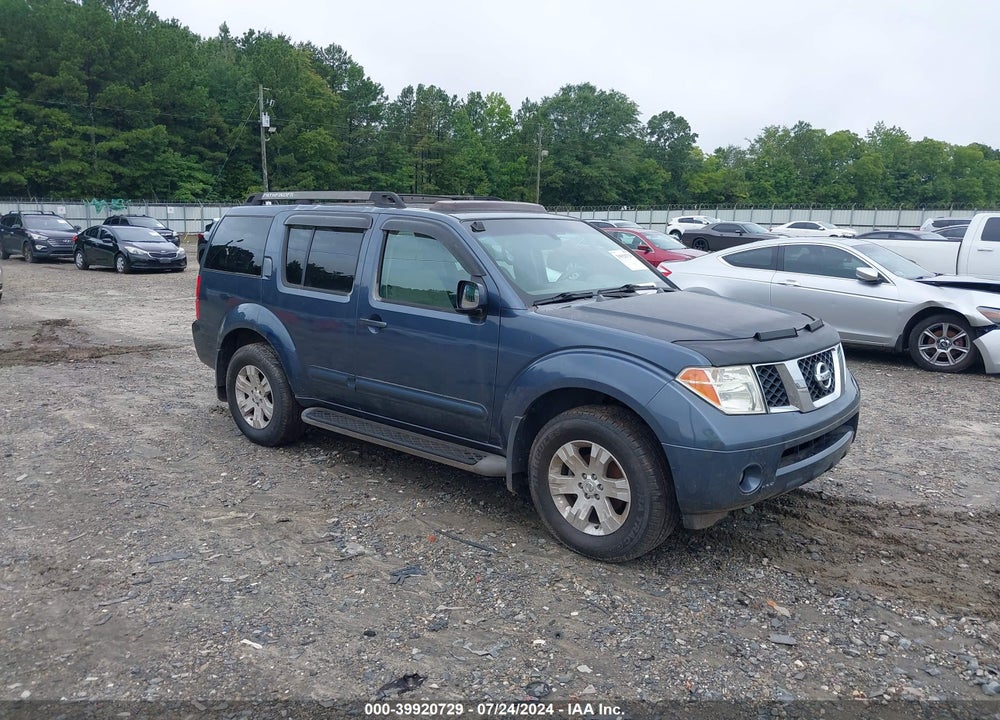 2005 NISSAN PATHFINDER LE VIN: 5N1AR18W25C745228