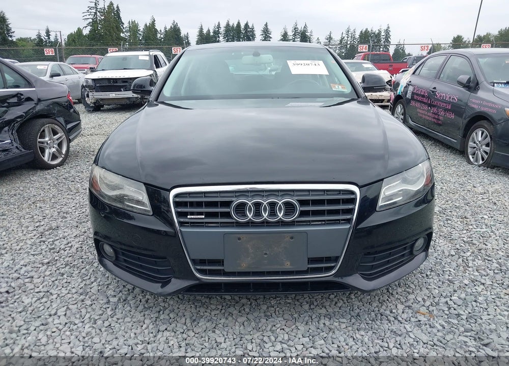 2009 AUDI A4 2.0T PREMIUM VIN: WAUMF78K69N036867