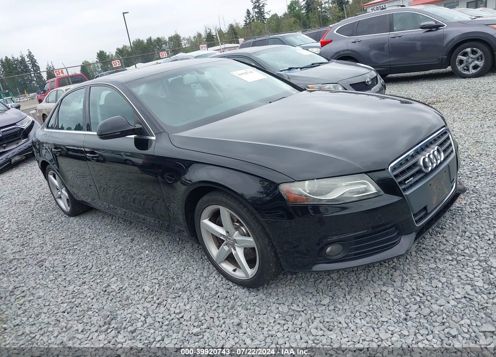 2009 AUDI A4 2.0T PREMIUM VIN: WAUMF78K69N036867