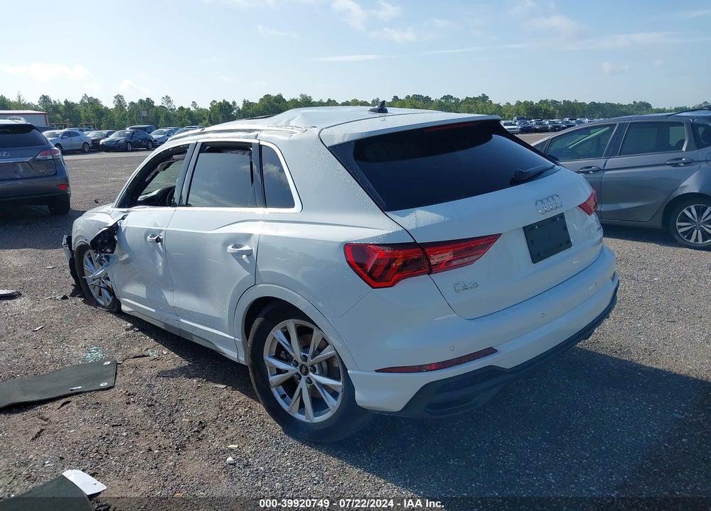 2024 AUDI Q3 PREMIUM 45 TFSI S LINE QUATTRO TIPTRONIC VIN: WA1DECF31R1092663