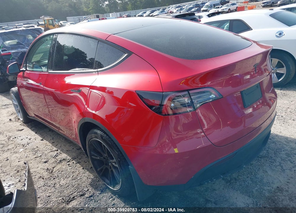 2021 TESLA MODEL Y LONG RANGE DUAL MOTOR ALL-WHEEL DRIVE VIN: 5YJYGDEEXMF265008