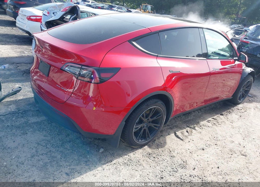 2021 TESLA MODEL Y LONG RANGE DUAL MOTOR ALL-WHEEL DRIVE VIN: 5YJYGDEEXMF265008