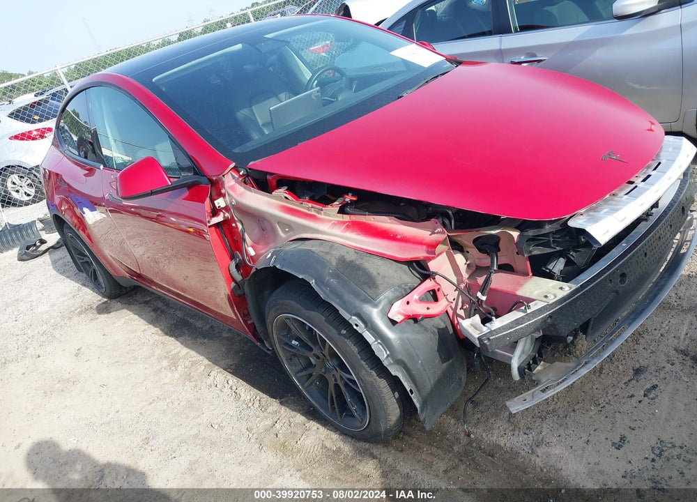 2021 TESLA MODEL Y LONG RANGE DUAL MOTOR ALL-WHEEL DRIVE VIN: 5YJYGDEEXMF265008