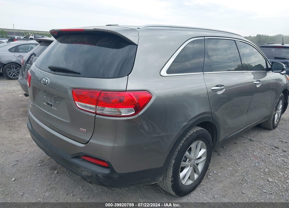 2016 KIA SORENTO 2.4L LX VIN: 5XYPG4A35GG085593