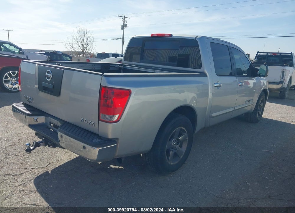 2005 NISSAN TITAN VIN: 1N6BA07A15N529890