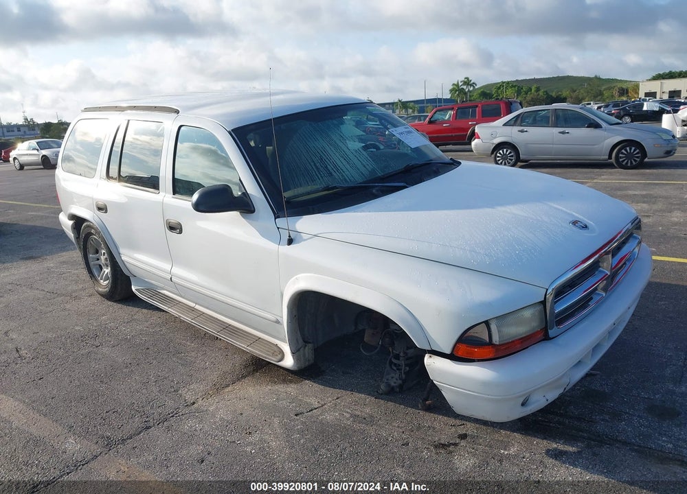 2002 DODGE DURANGO SLT VIN: 1B4HR48N92F160990