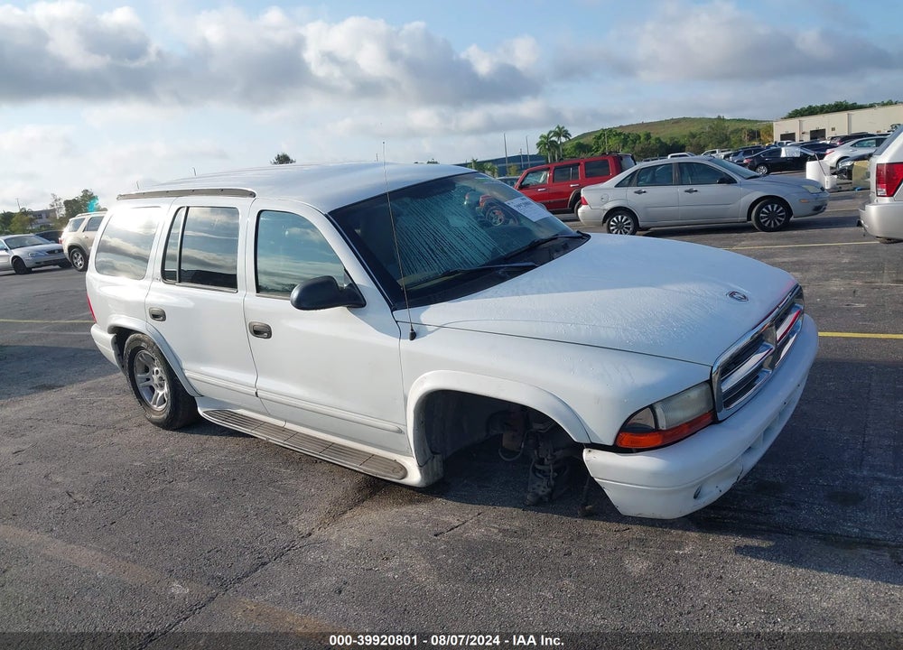 2002 DODGE DURANGO SLT VIN: 1B4HR48N92F160990