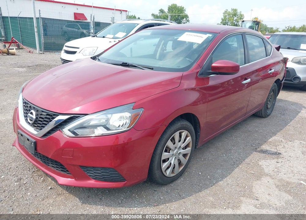 2017 NISSAN SENTRA SV VIN: 3N1AB7AP0HL657790
