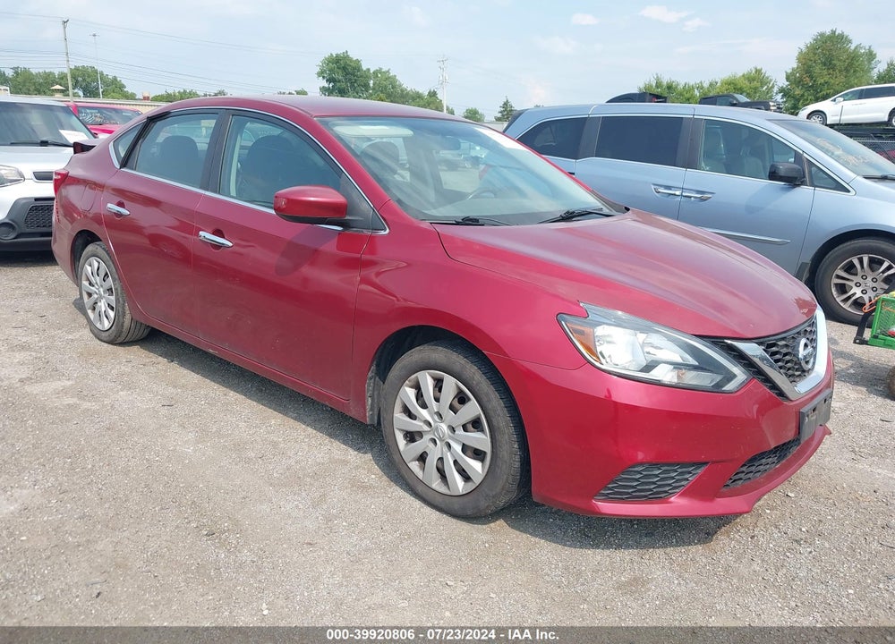 2017 NISSAN SENTRA SV VIN: 3N1AB7AP0HL657790