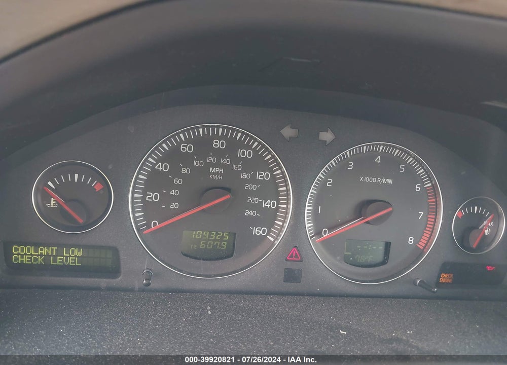 2004 VOLVO S80 2.5T VIN: YV1TS59H241373354