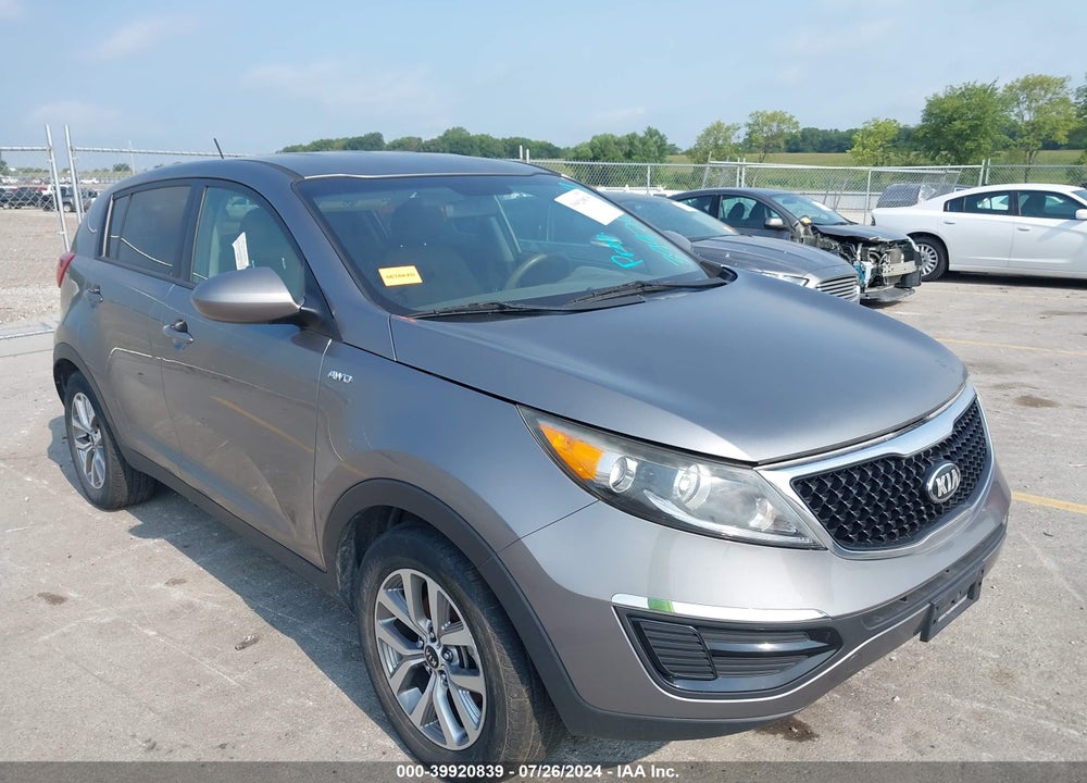 2016 KIA SPORTAGE LX VIN: KNDPBCAC1G7815439