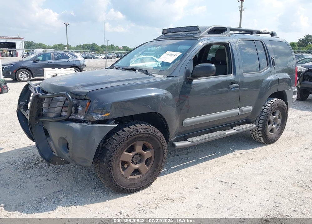 2005 NISSAN XTERRA S VIN: 5N1AN08W95C643429