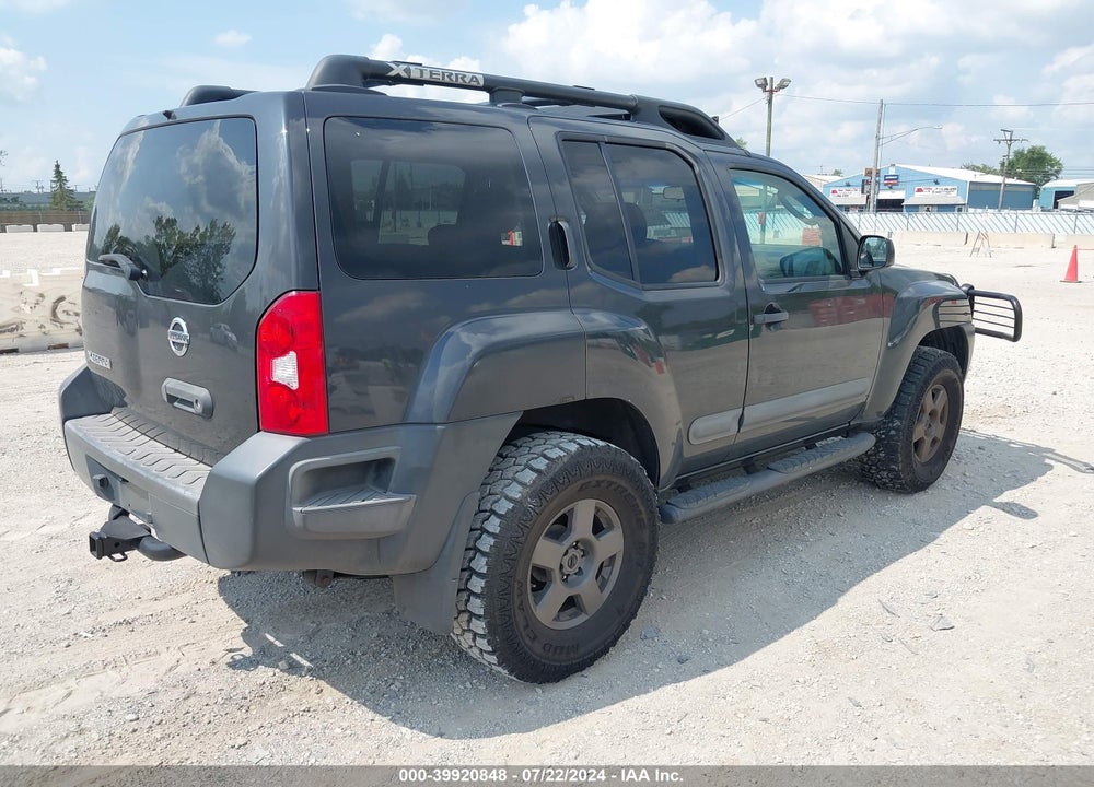 2005 NISSAN XTERRA S VIN: 5N1AN08W95C643429