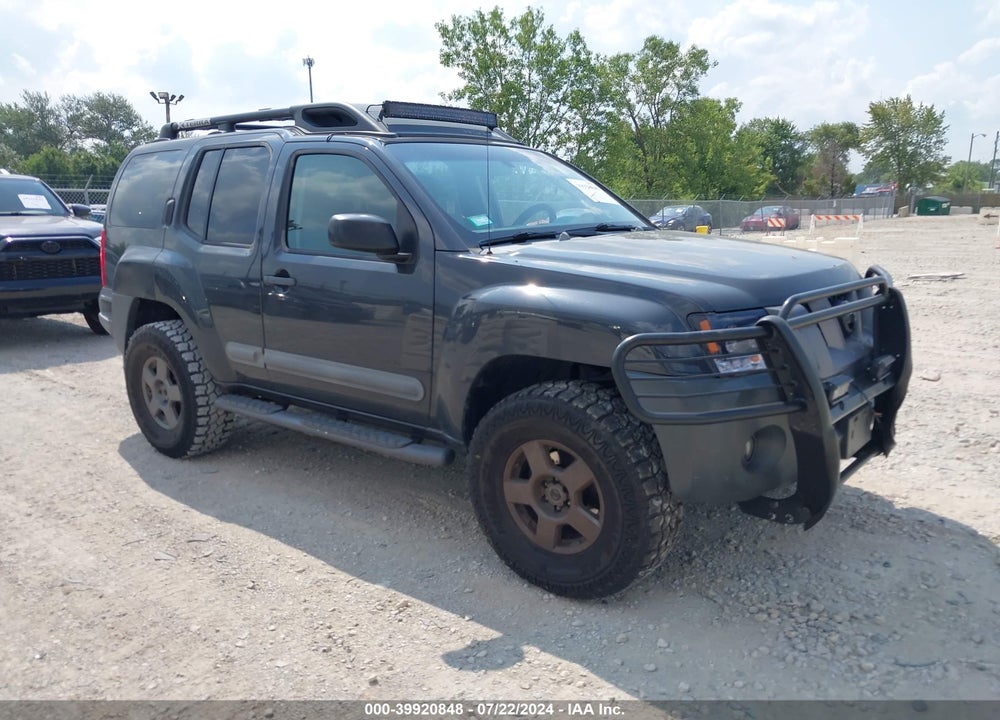 2005 NISSAN XTERRA S VIN: 5N1AN08W95C643429