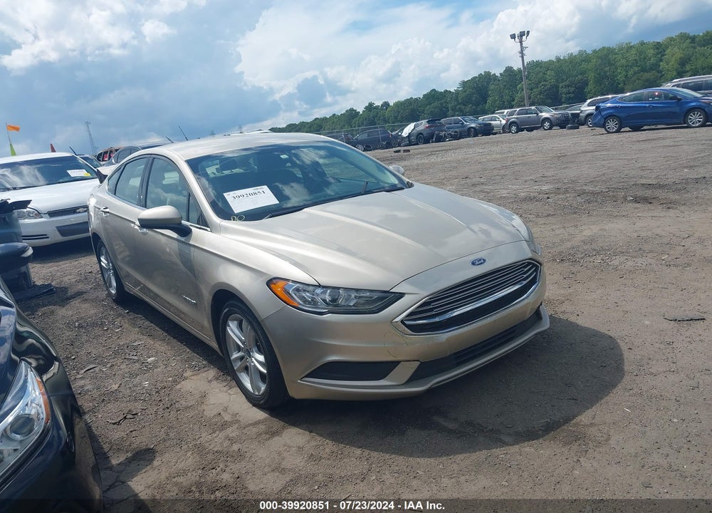 2018 FORD FUSION HYBRID SE VIN: 3FA6P0LUXJR268890