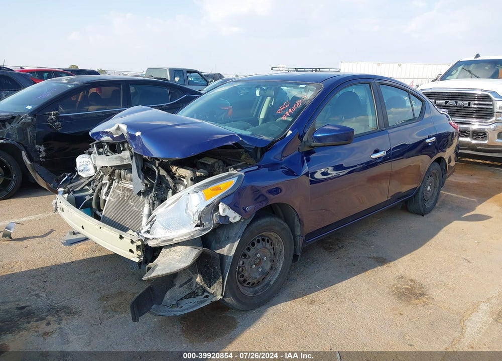 2019 NISSAN VERSA 1.6 SV VIN: 3N1CN7AP1KL830112