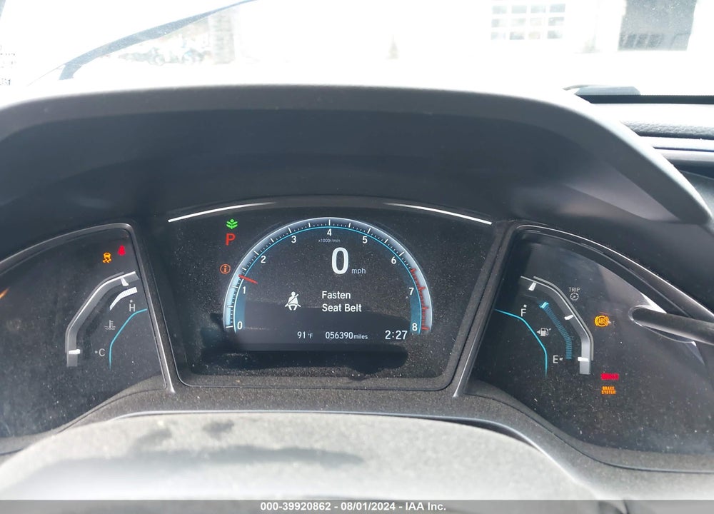 2018 HONDA CIVIC EX VIN: SHHFK7H5XJU232152