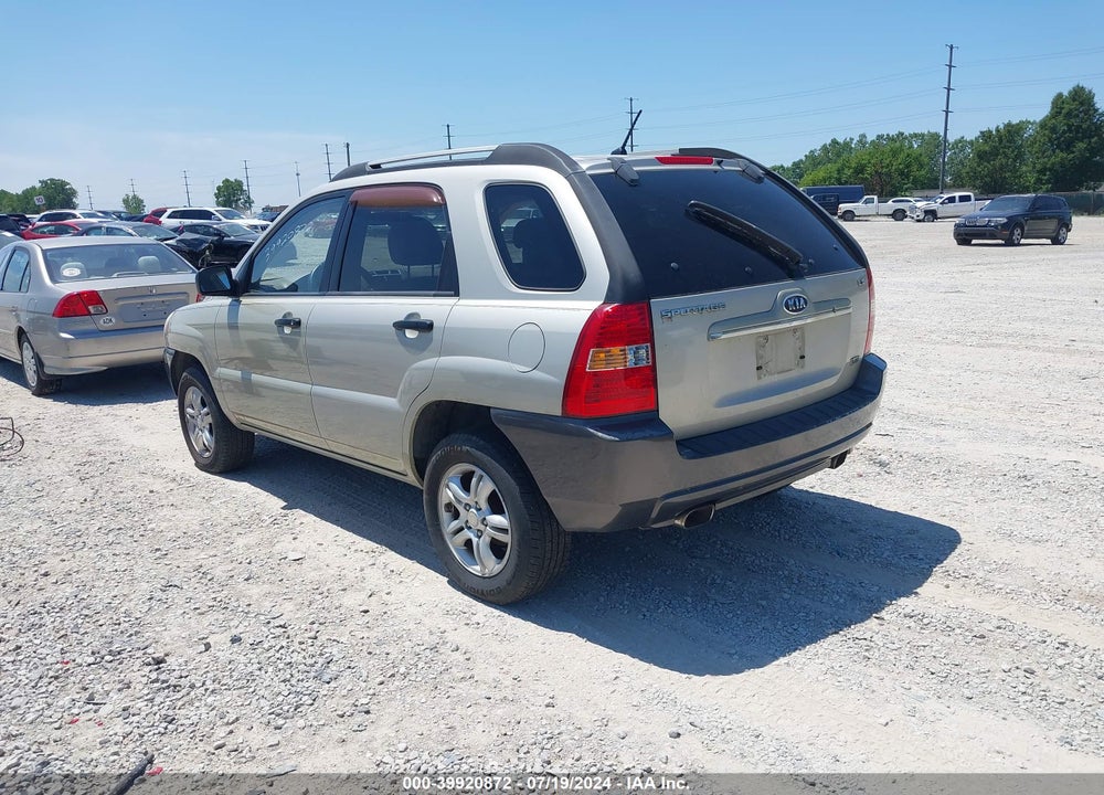 2008 KIA SPORTAGE LX V6 VIN: KNDJF723087458899