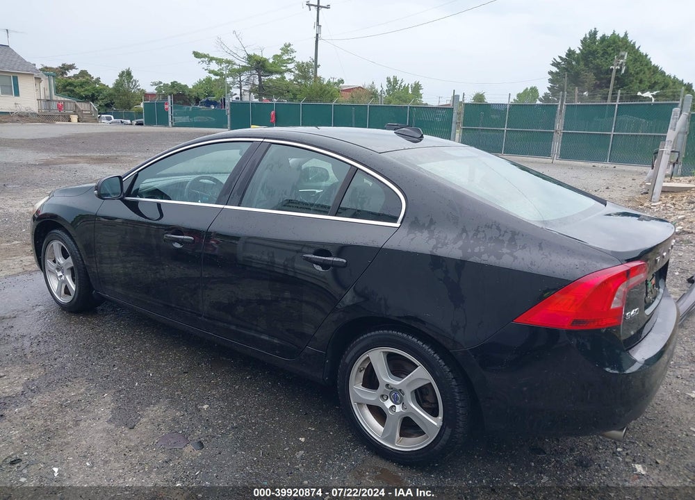 2013 VOLVO S60 T5/T5 PLATINUM/T5 PREMIER/T5 PREMIER PLUS VIN: YV1612FH4D2190020