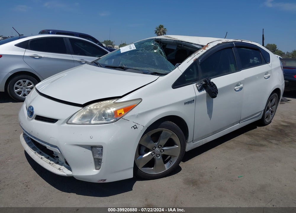 2013 TOYOTA PRIUS THREE SE VIN: JTDKN3DU9D5613655