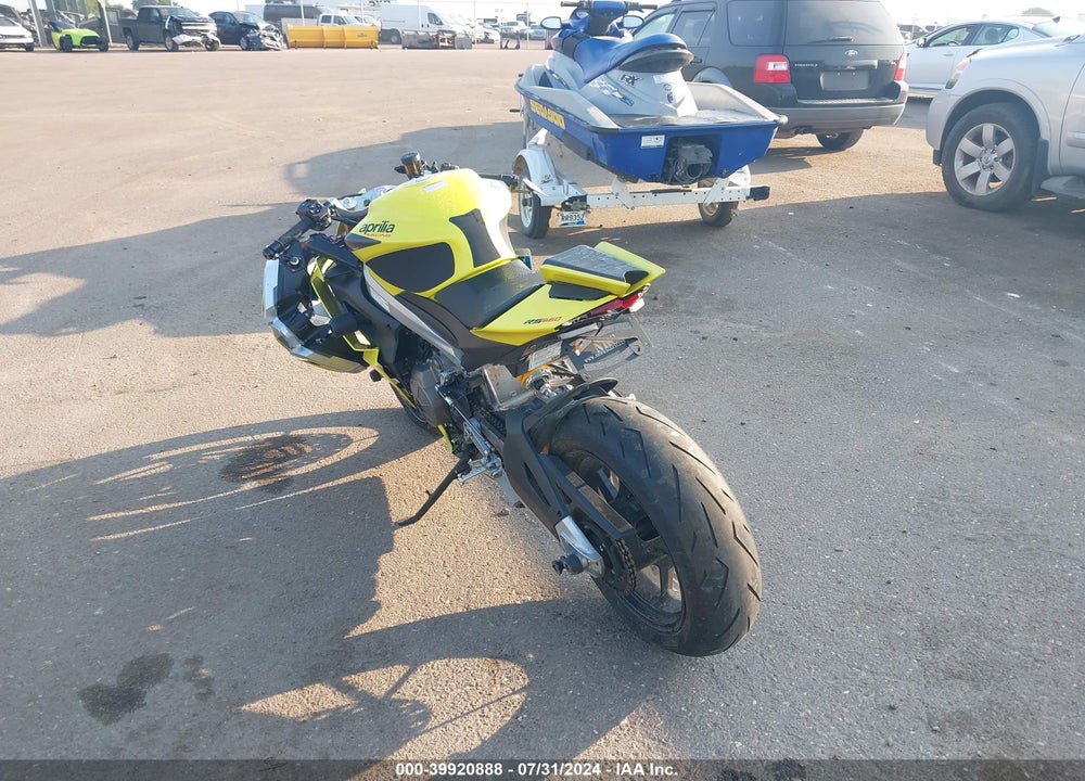 2022 APRILIA RS 660 VIN: ZD4KSUG00NS000502