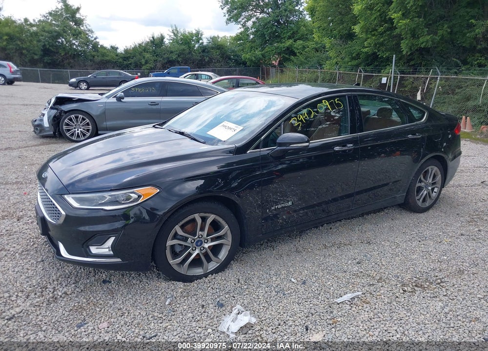 2019 FORD FUSION HYBRID TITANIUM VIN: 3FA6P0RU2KR255835