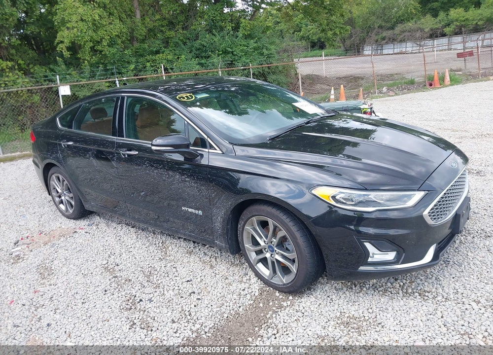 2019 FORD FUSION HYBRID TITANIUM VIN: 3FA6P0RU2KR255835