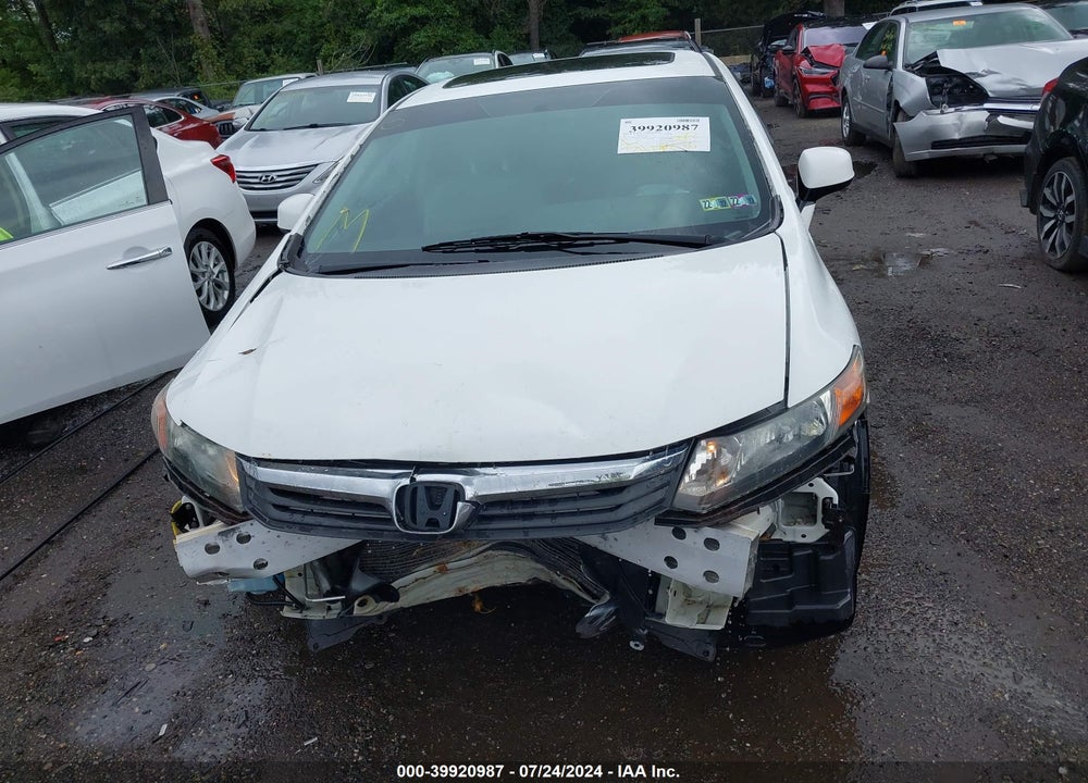 2012 HONDA CIVIC EX-L VIN: 19XFB2F96CE301289