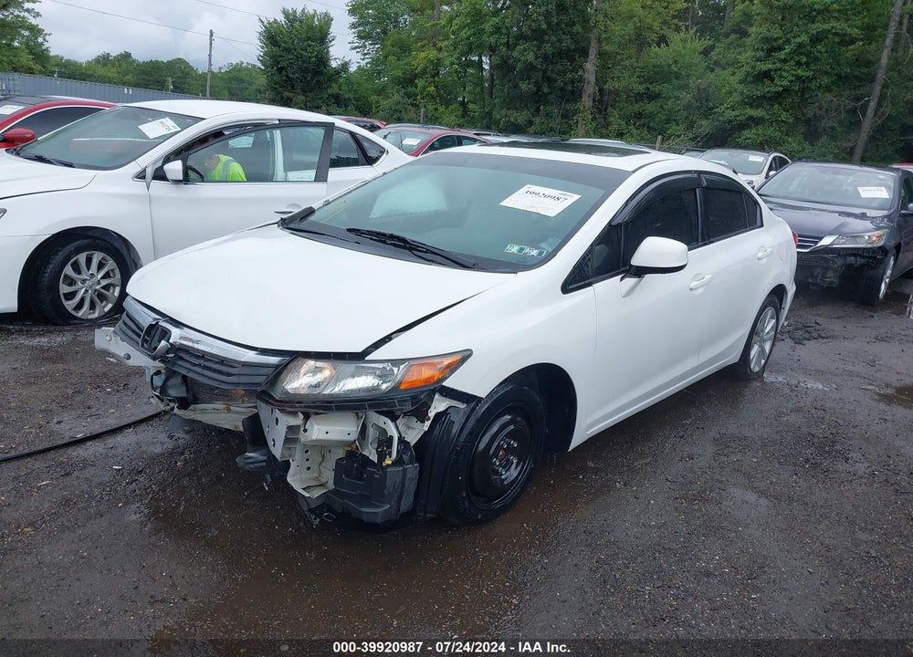 2012 HONDA CIVIC EX-L VIN: 19XFB2F96CE301289