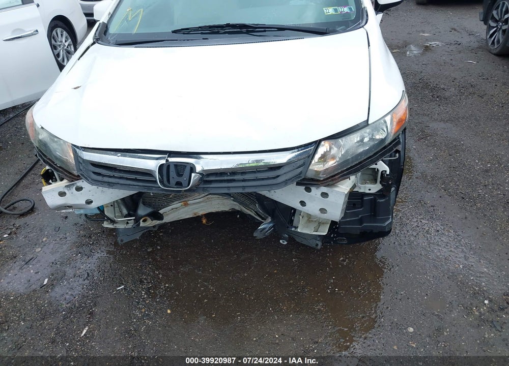 2012 HONDA CIVIC EX-L VIN: 19XFB2F96CE301289