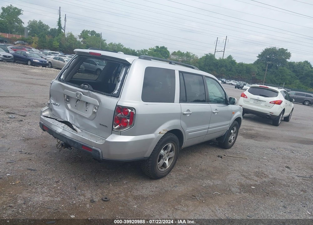 2006 HONDA PILOT EX-L VIN: 2HKYF18666H531506