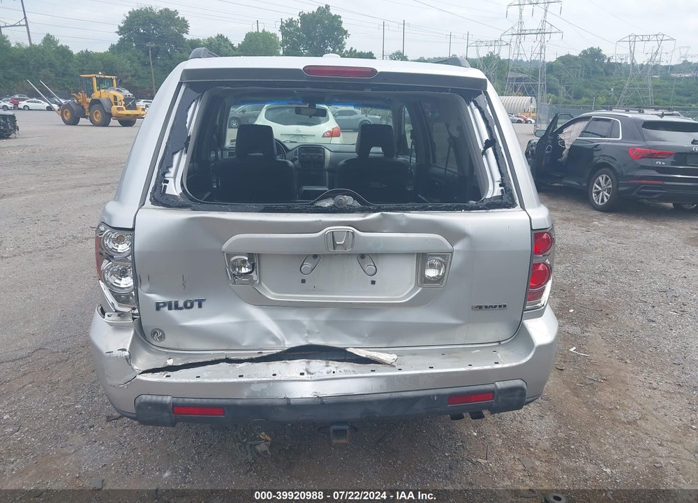 2006 HONDA PILOT EX-L VIN: 2HKYF18666H531506