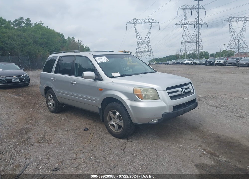 2006 HONDA PILOT EX-L VIN: 2HKYF18666H531506