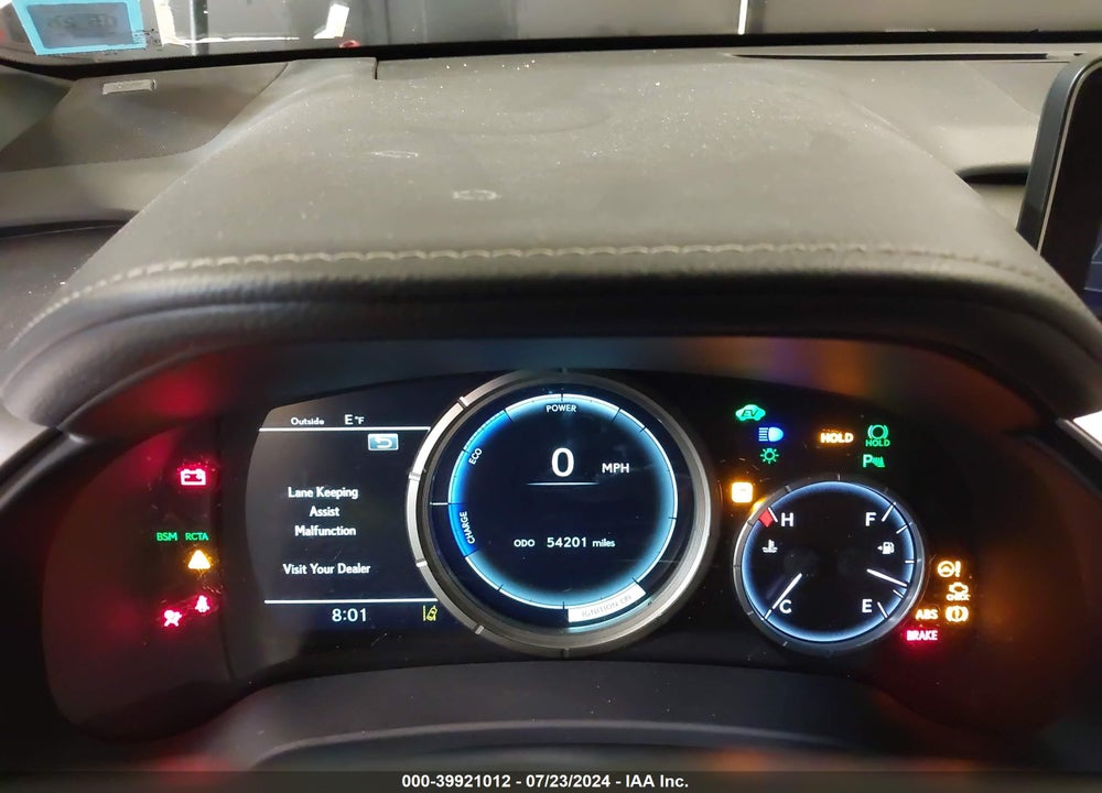 2019 LEXUS RX 450H F-SPORT VIN: 2T2BGMCA8KC035129