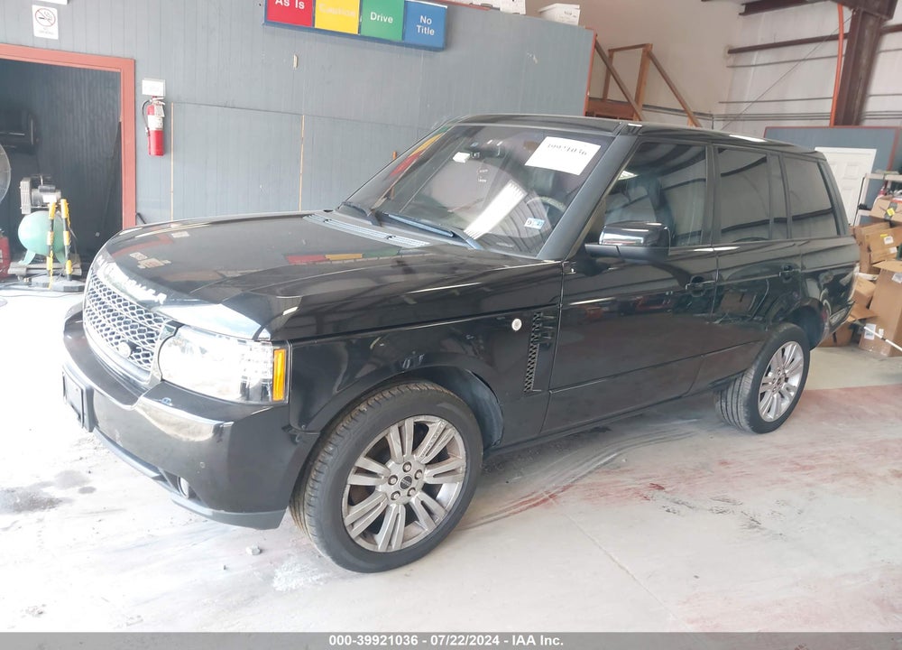 2012 LAND ROVER RANGE ROVER HSE VIN: SALMF1D44CA390952