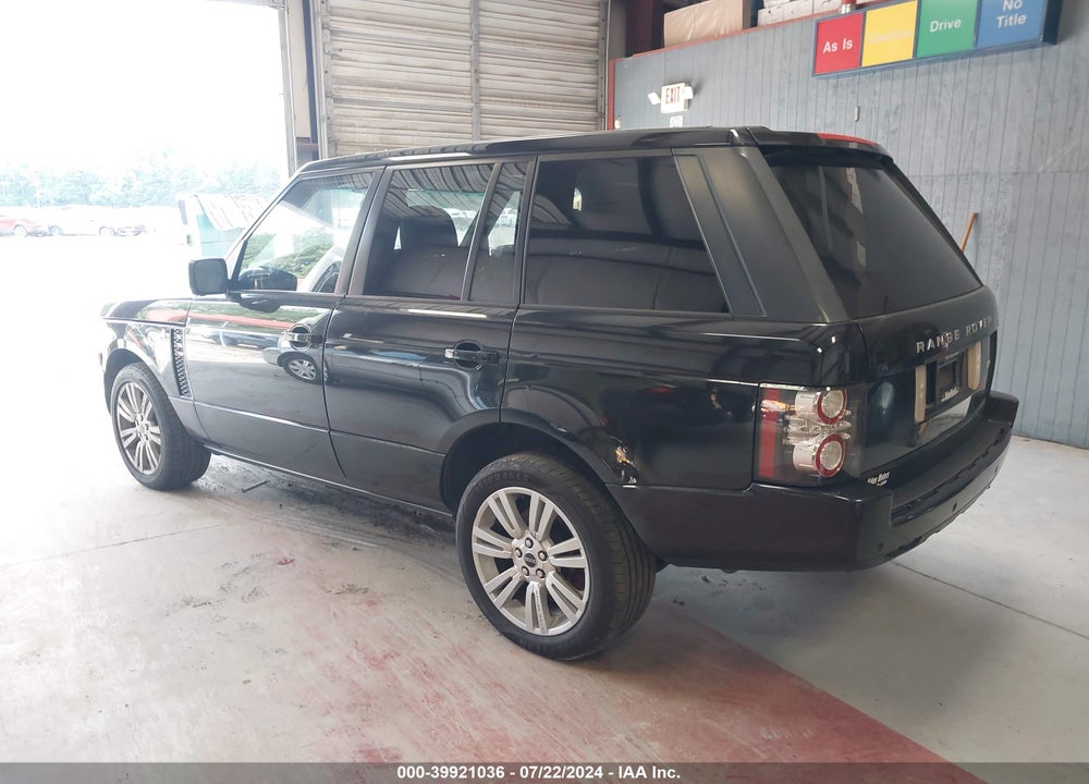2012 LAND ROVER RANGE ROVER HSE VIN: SALMF1D44CA390952