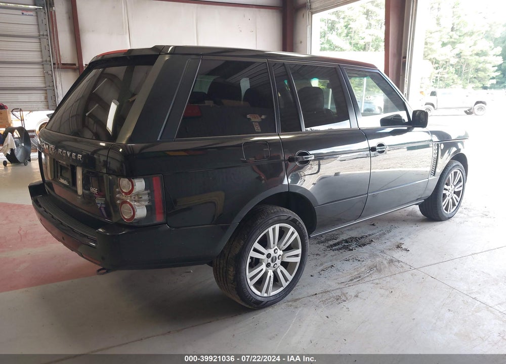 2012 LAND ROVER RANGE ROVER HSE VIN: SALMF1D44CA390952