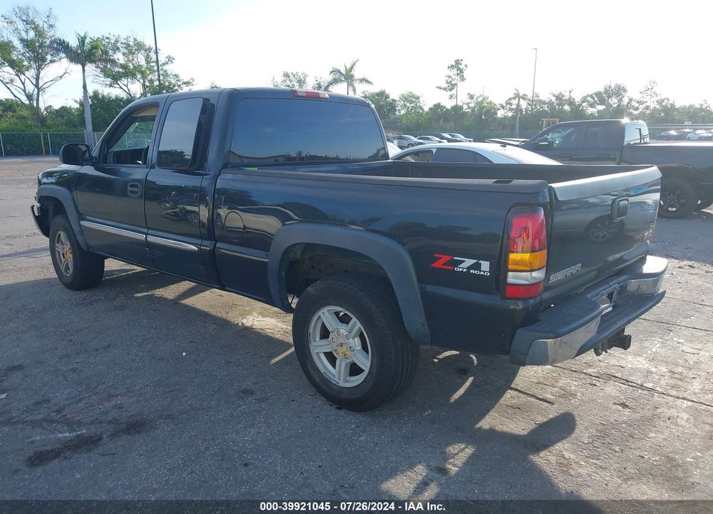 2006 GMC SIERRA 1500 SLE1 VIN: 2GTEK19B761310380